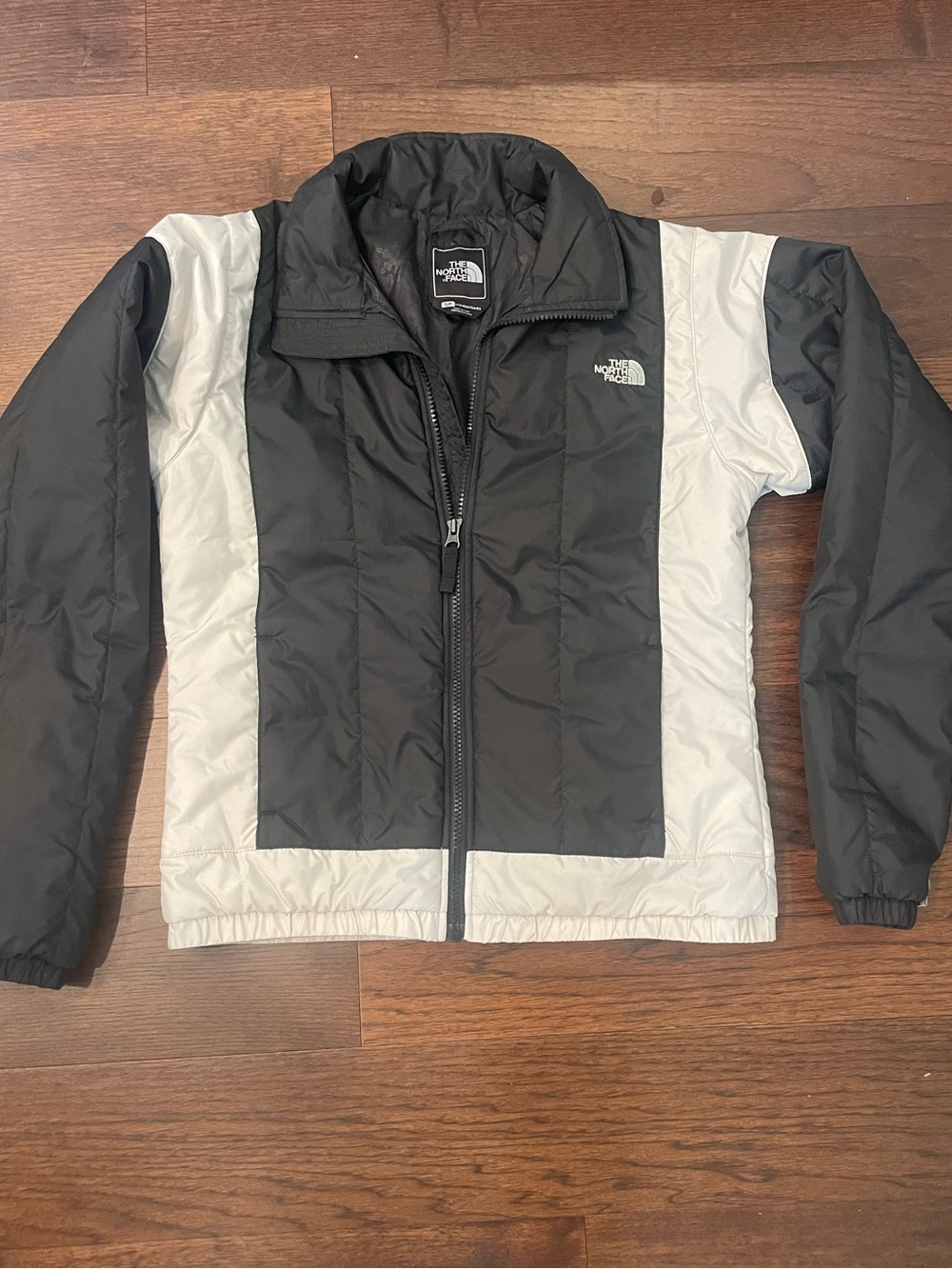 The North Face Women’s  Black & Cream Insulated Bomber Style Jacket